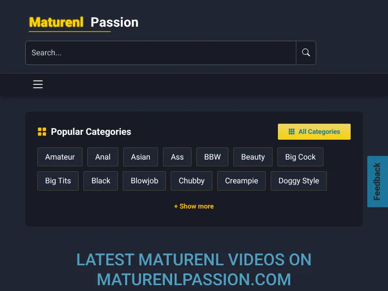 MatureNL Passion &ndash; mature porn site with MILF and granny sex videos