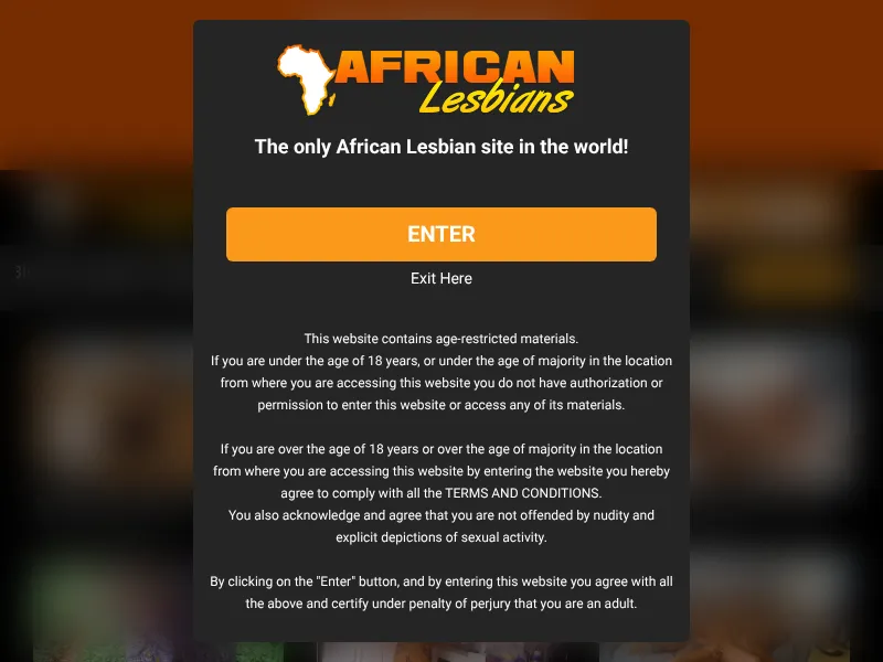 African Lesbians official adult website with porn videos