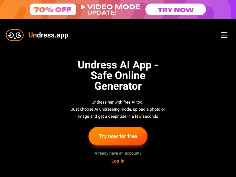 Undress App official adult website with porn videos