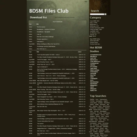 BDSMFiles official adult website with porn videos
