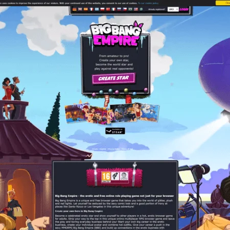 Big Bang Empire official adult website with porn videos