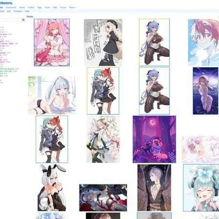 Danbooru screenshot
