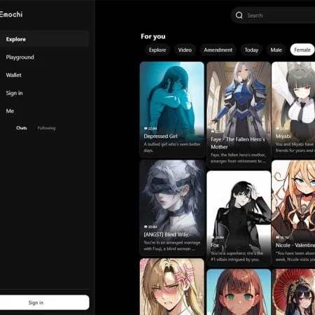 Emochi official adult website with porn videos