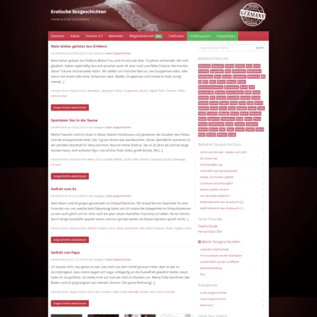 Erotische SexGeschichten official adult website with porn videos