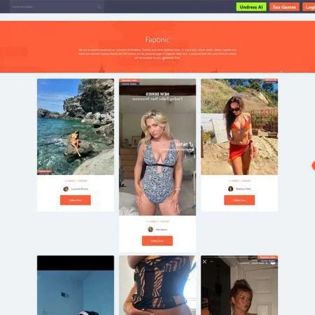 Faponic official adult website with porn videos
