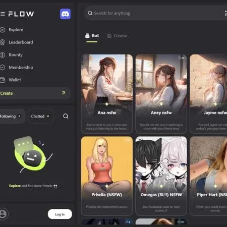 FlowGPT official adult website with porn videos