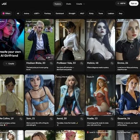 JOI AI official adult website with porn videos