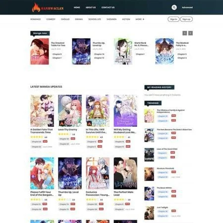 ManwhaClan official adult website with porn videos