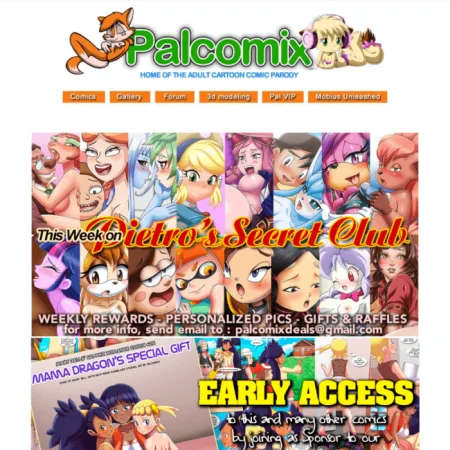 Palcomix official adult website with porn videos