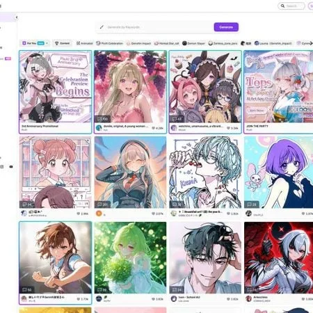 Pixai official adult website with porn videos