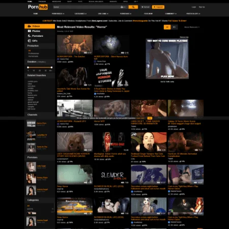 Pornhub Horror &ndash; free porn videos and XXX clips online