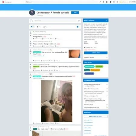 Reddit Cuckquean official adult website with porn videos