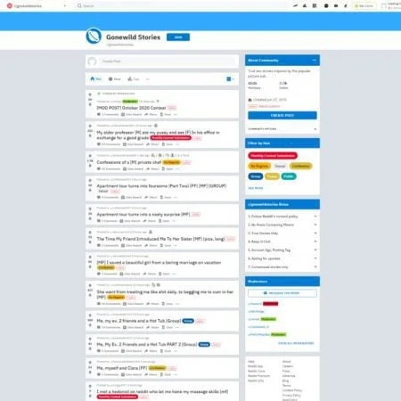 Reddit GoneWildStories official adult website with porn videos