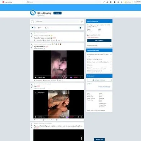 r/GirlsKissing official adult website with porn videos
