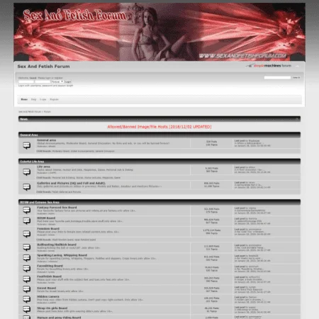 SexAndFetishForum official adult website with porn videos