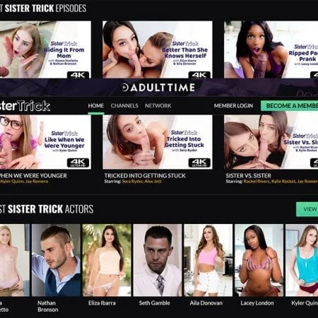 SisterTrick official adult website with porn videos