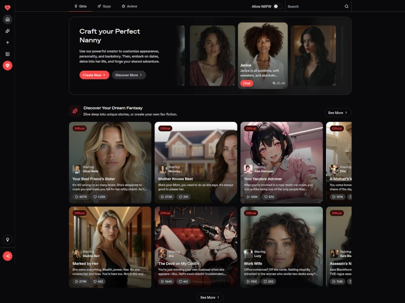 Nectar.ai official adult website with porn videos