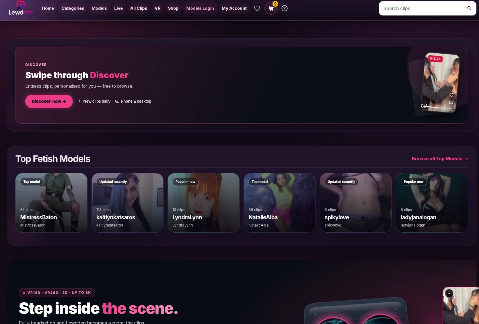 Lewdden.com official adult website with porn videos