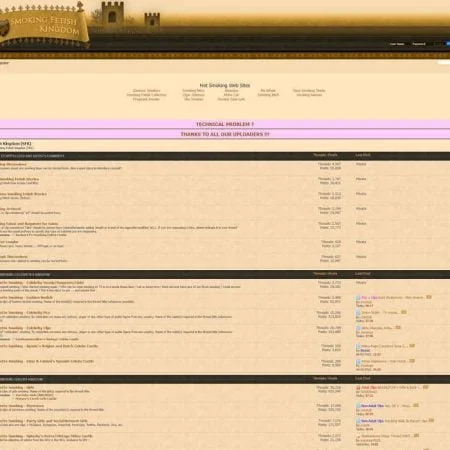 SmokingFetishKingdom official adult website with porn videos