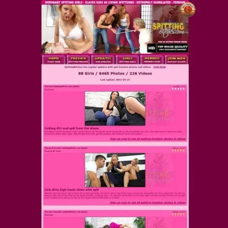 SpittingBitches official adult website with porn videos