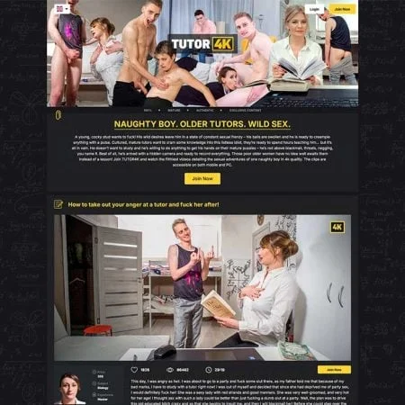Tutor4K official adult website with porn videos