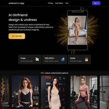 UndressHer official adult website with porn videos