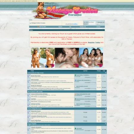 Vintage Erotica Forums screenshot