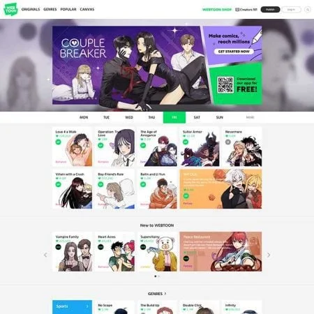 Webtoon official adult website with porn videos